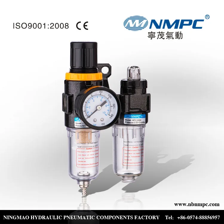 BFC4000 Air Source Treatment Unit Pneumatic Regulator Lubricator Set 
