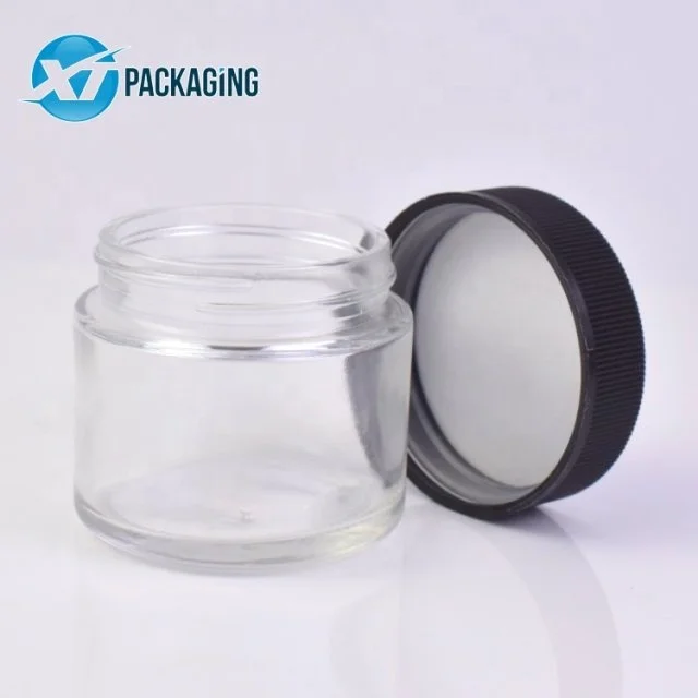 Smell Proof 2oz Jars Child Proof Storage Bottles & Jars 50 Ml Flat Arch Ecofriendly Lid 60 Gram