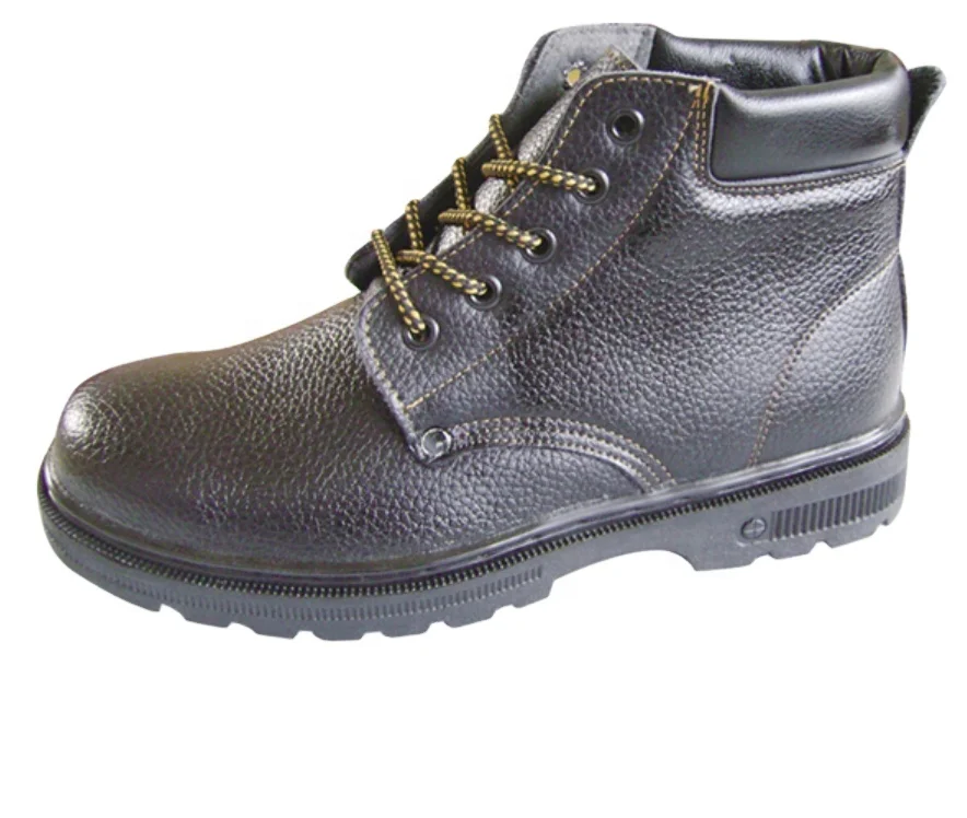 
CE Standard Leather Steel Toe Cup Labor Boots for Men Safety Shoes Work 