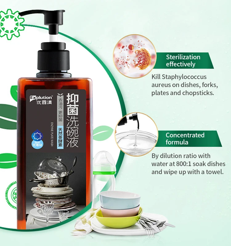 Private Label Enzyme Organic Dishwashing Liquid Bulk Buy Organic