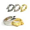 Self-defense cat ear single finger buckle ring broken window ladies anti-thief men's outdoor products 1 finger buckle Ring M1066