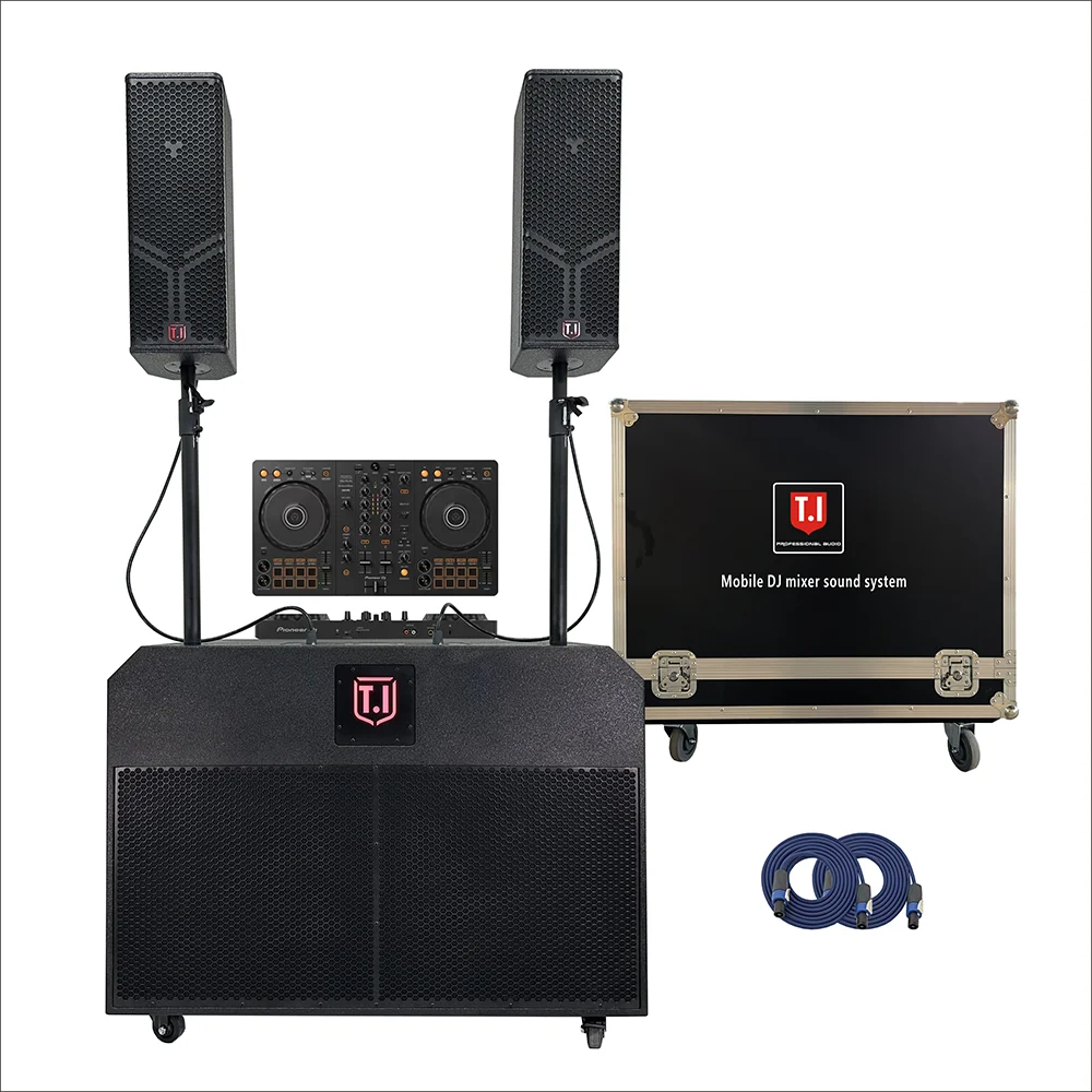2023 Fully Equipped DJ Set with DJ208 Speakers, DJ28S Bass Amp