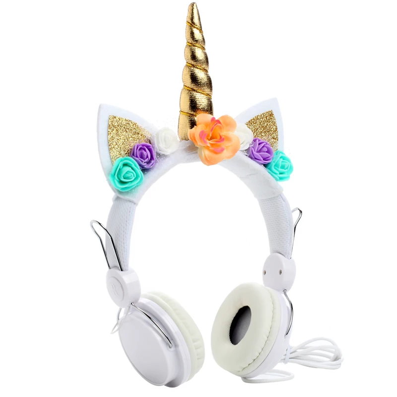 unicorn headphones with microphone