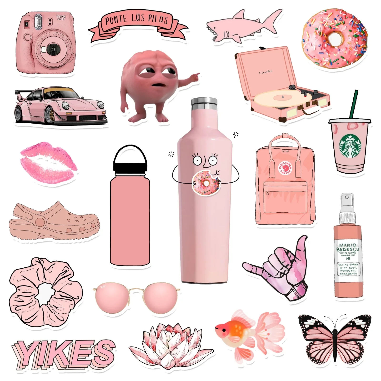 Vsco Girl Stickers Pink