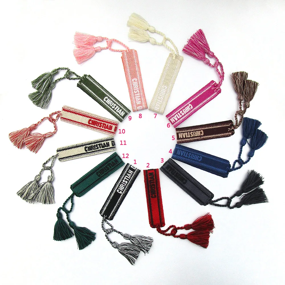 Wholesale Unisex Woven Handmade Braided Tassel Bracelet Bohe Adjustable