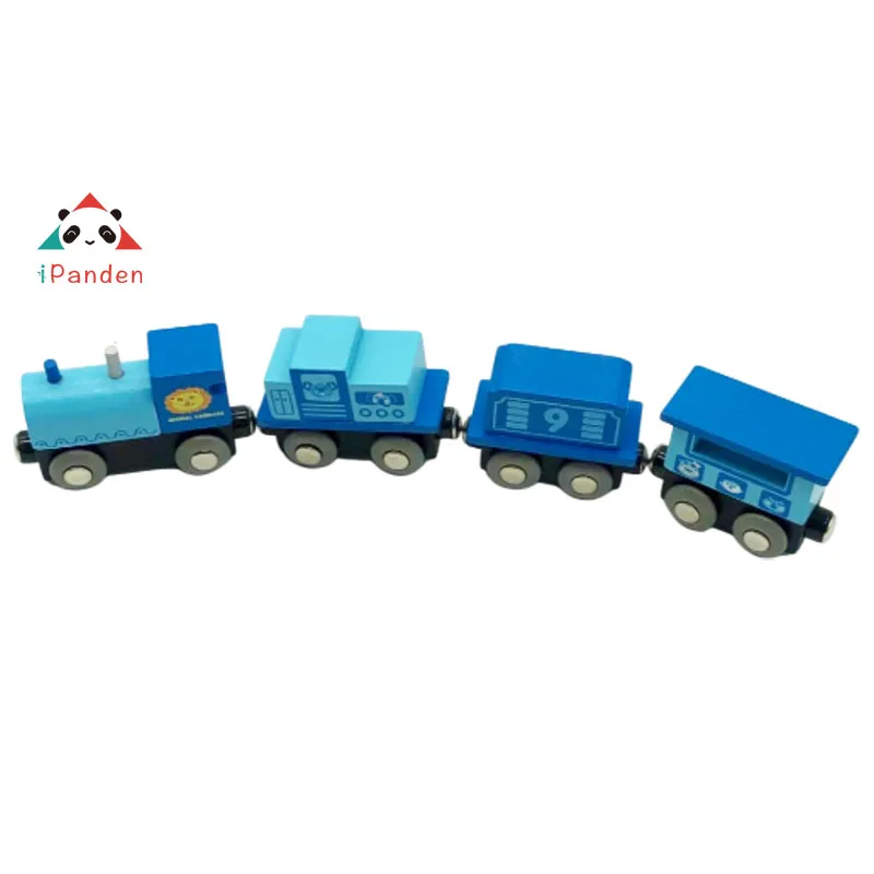 Wooden Train Cars For Kids Wooden Train Set 12 Pcs Train Toys