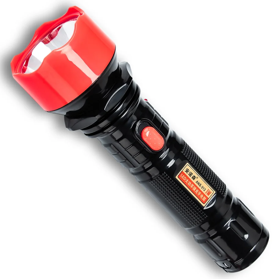 With Plug High Power Rechargeable Police Mini Keychain Handheld Led Flashlight Light