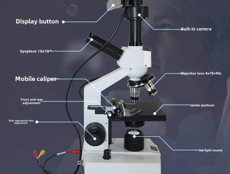 Veterinary Microscope Png 7 Inches Digital Veterinary Microscope for Artificial Insemination