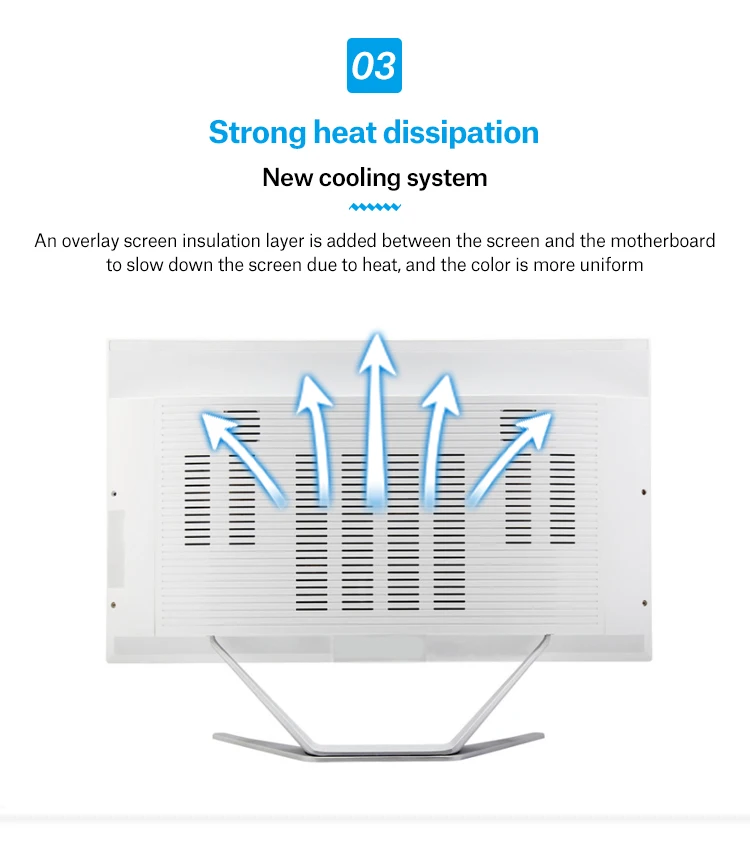 Dr.D Hot Sale wholesale Intel i3 7100 ultra thin all in one pc touch screen desktop computer waterproof