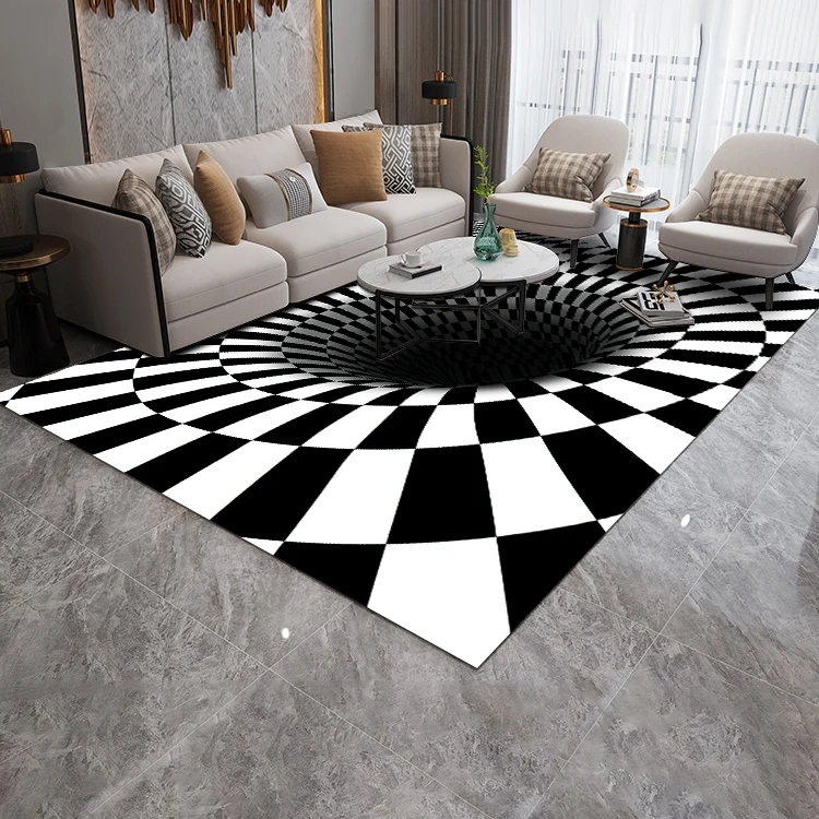 Wholesale 3d Geometric Optical Illusion Non Slip Rug Soft Fiber Area Rug Carpet For Living Room Buy Wholesale Carpet Non Slip Rugs Living Room Carpets Product On Alibaba Com