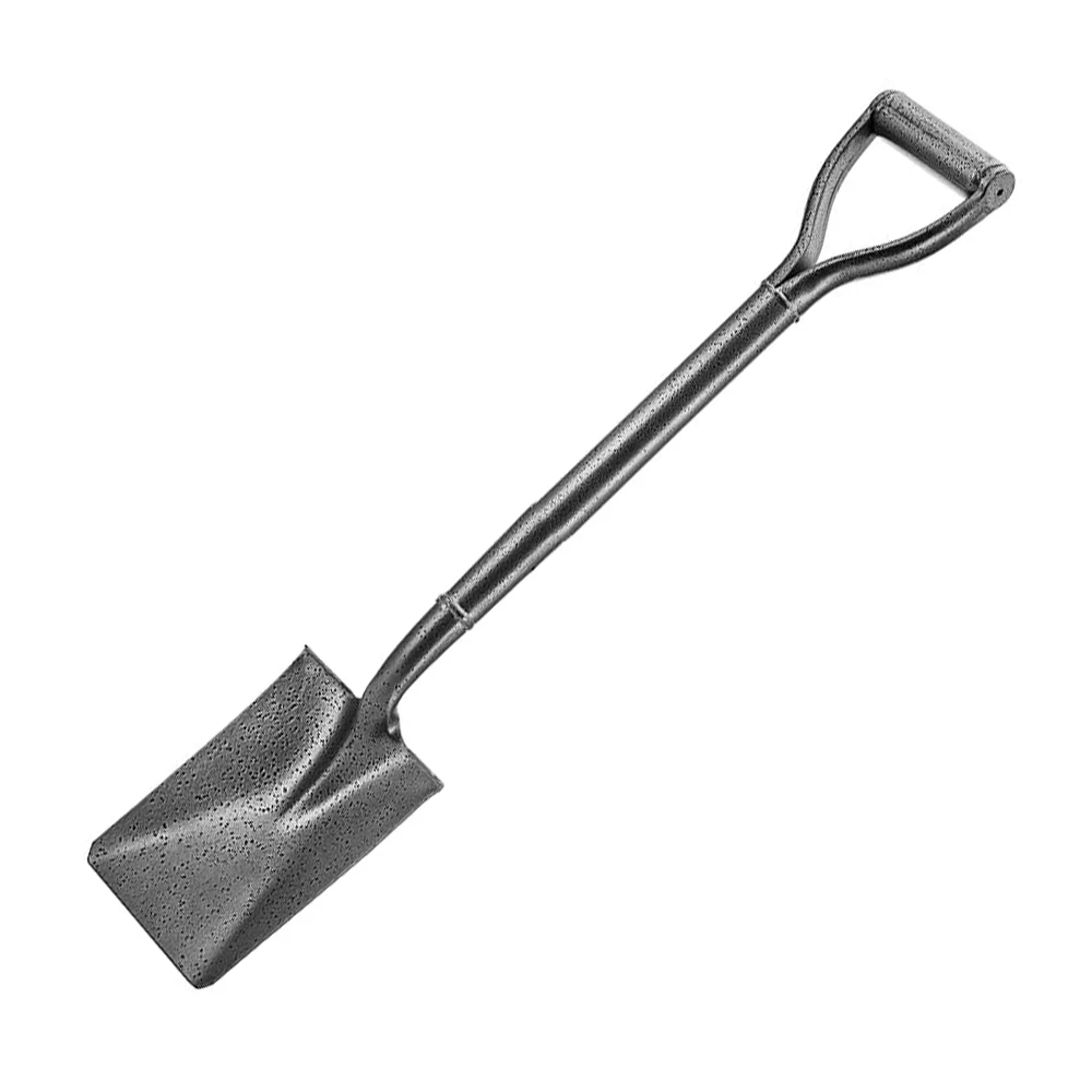Garden D Handle All Metal Straight Spade Shovel Digging Spade Square