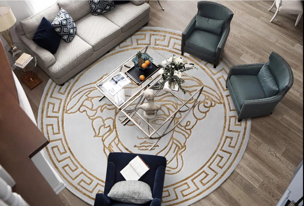 Luxury Heat Set Olefin Rug Soft Carpet And Rug For Living Room And