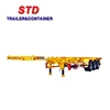 40 feet container chassis 2 axles shipping container trailer