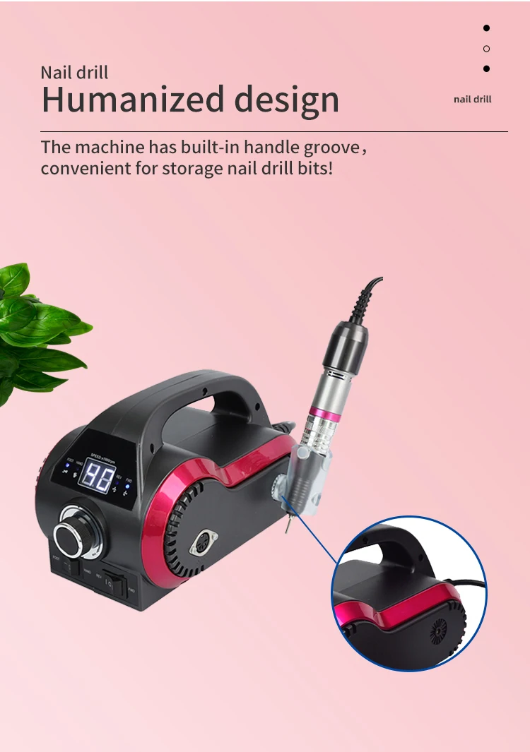 Station Taladro Para Unas Mani Pro Nails Drill File Electric Polisher