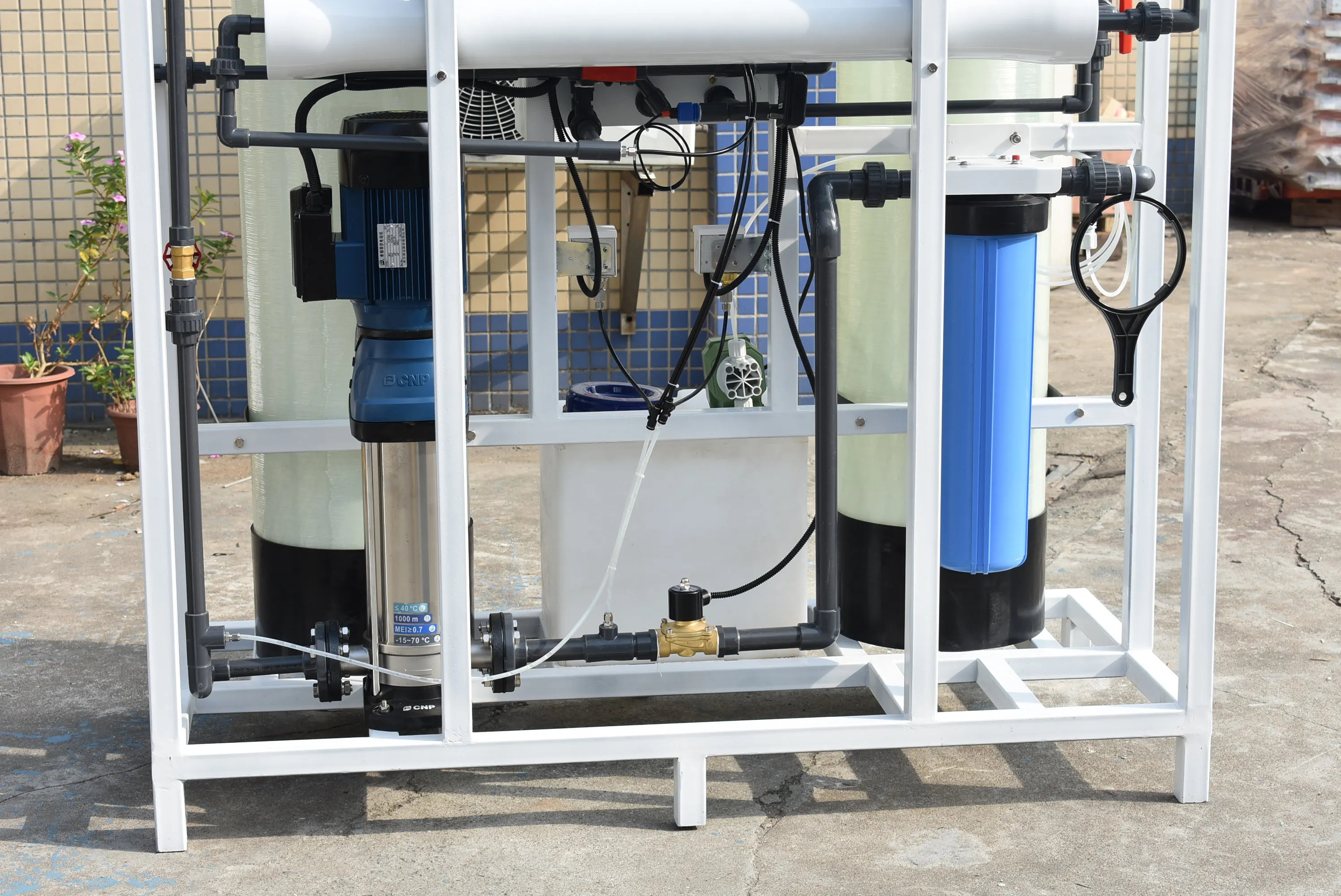 Industrial RO Plant Parts Water RO System With RO 4040