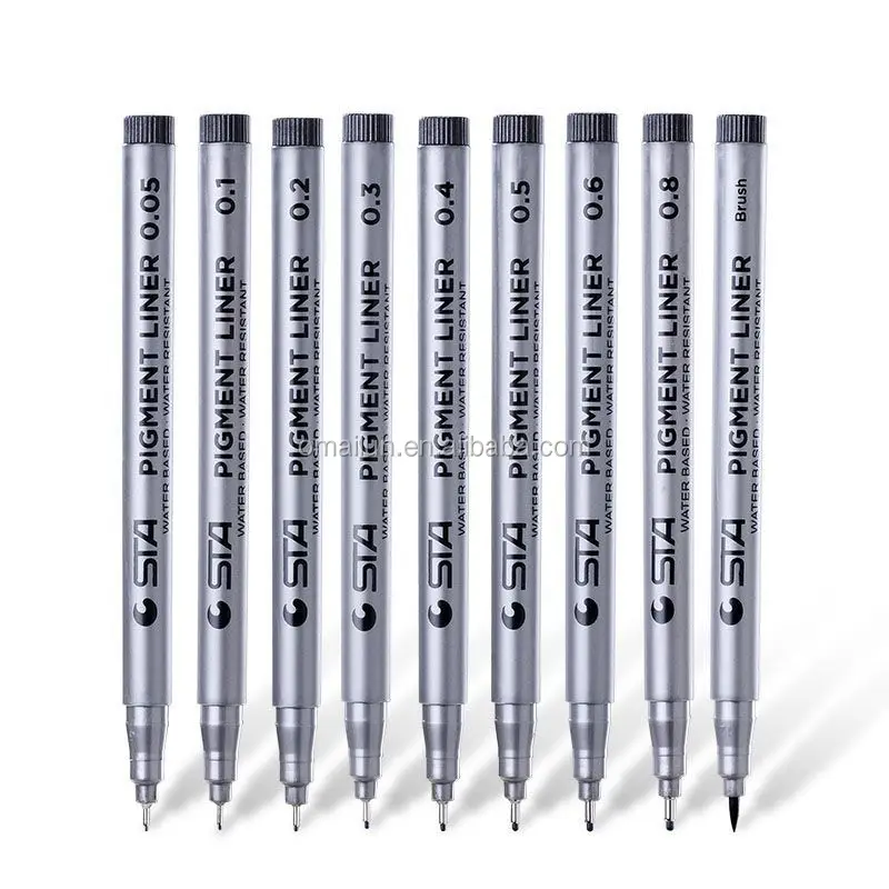 10pcs Promotional Cheap Marker Pen Good Quality Drawing Sketch