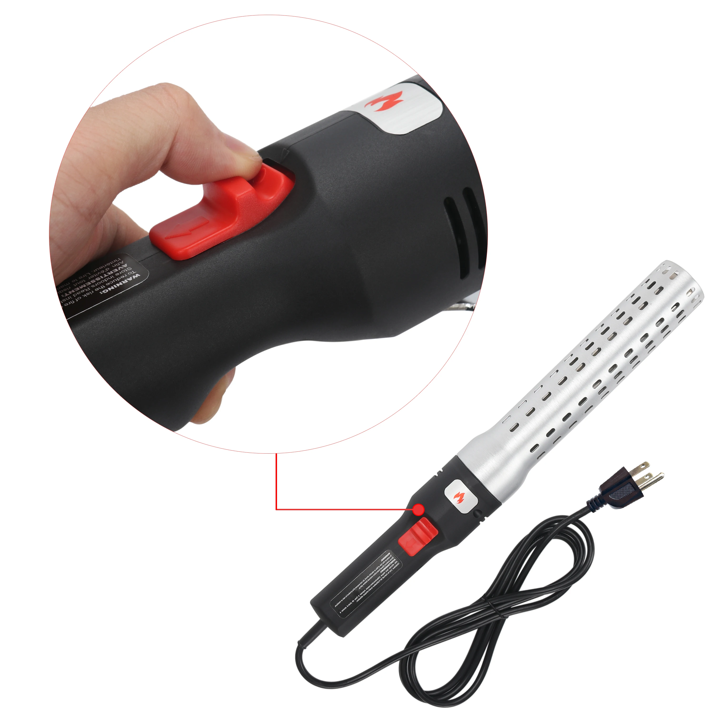 Bbq Starter Grill Fire Electric Charcoal Barbecue Igniter Igniters Mini