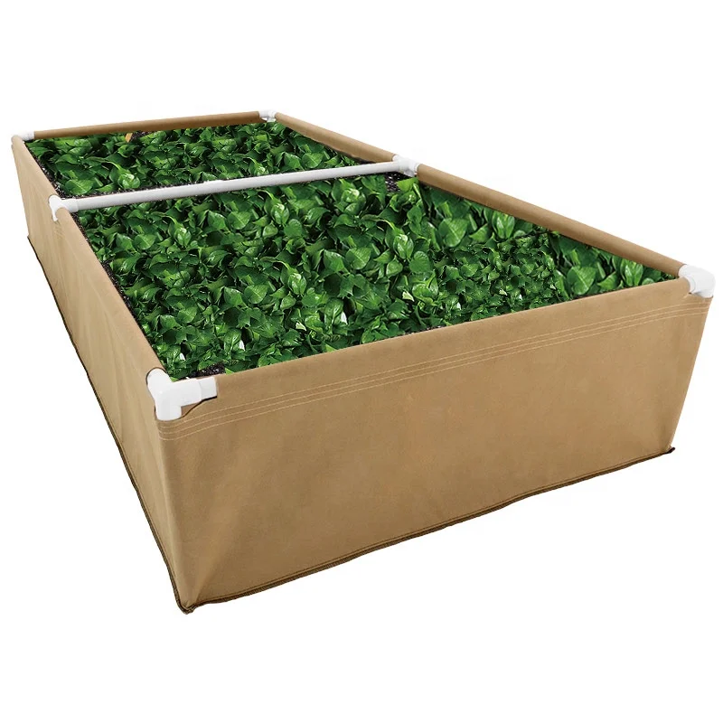 Wholesale 100 Gal Fabric Raised Bed Large Square Garden Planting Felt
