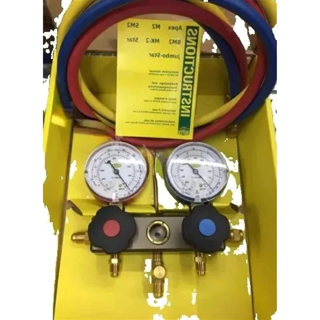 A2L-certified HVAC vacuum pump and refrigerant recovery machine on service cart