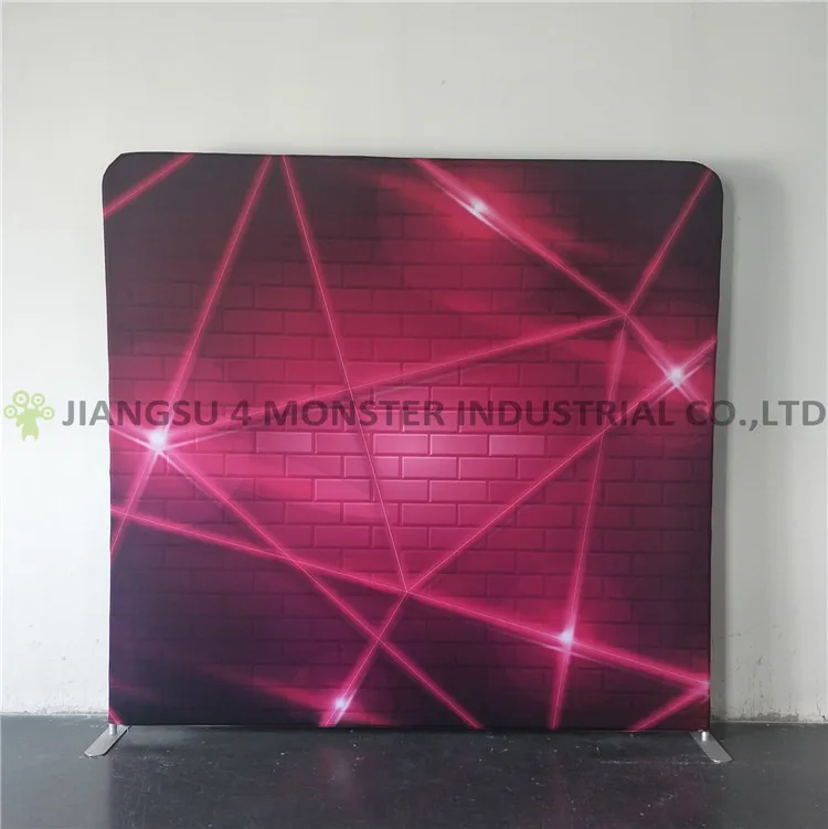 Any Design Printed 8x8 Pillow Case Backdrop Stand For Photo Booth