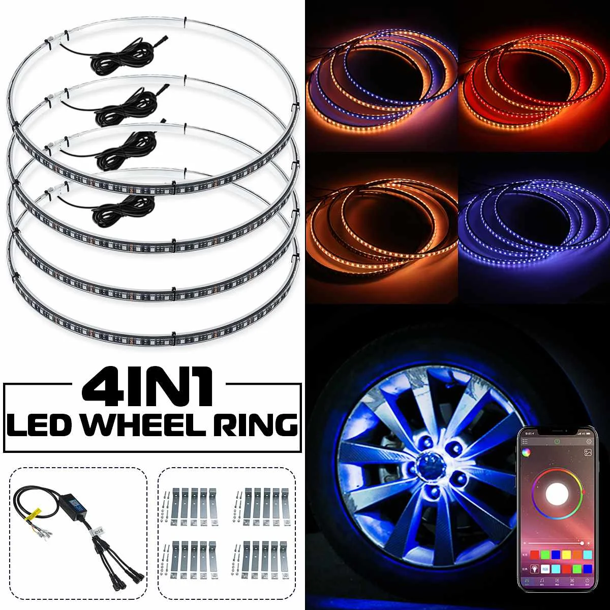 Tape Light Kit Ideal for Home A-DUDU 2019 Upgrated LED Strip Lights Room Kitchen Party Multi-Color Changing with 44 Key IR Remote 32.8ft 300LEDs SMD 5050 RGB Waterproof Flexible LED Rope Lights
