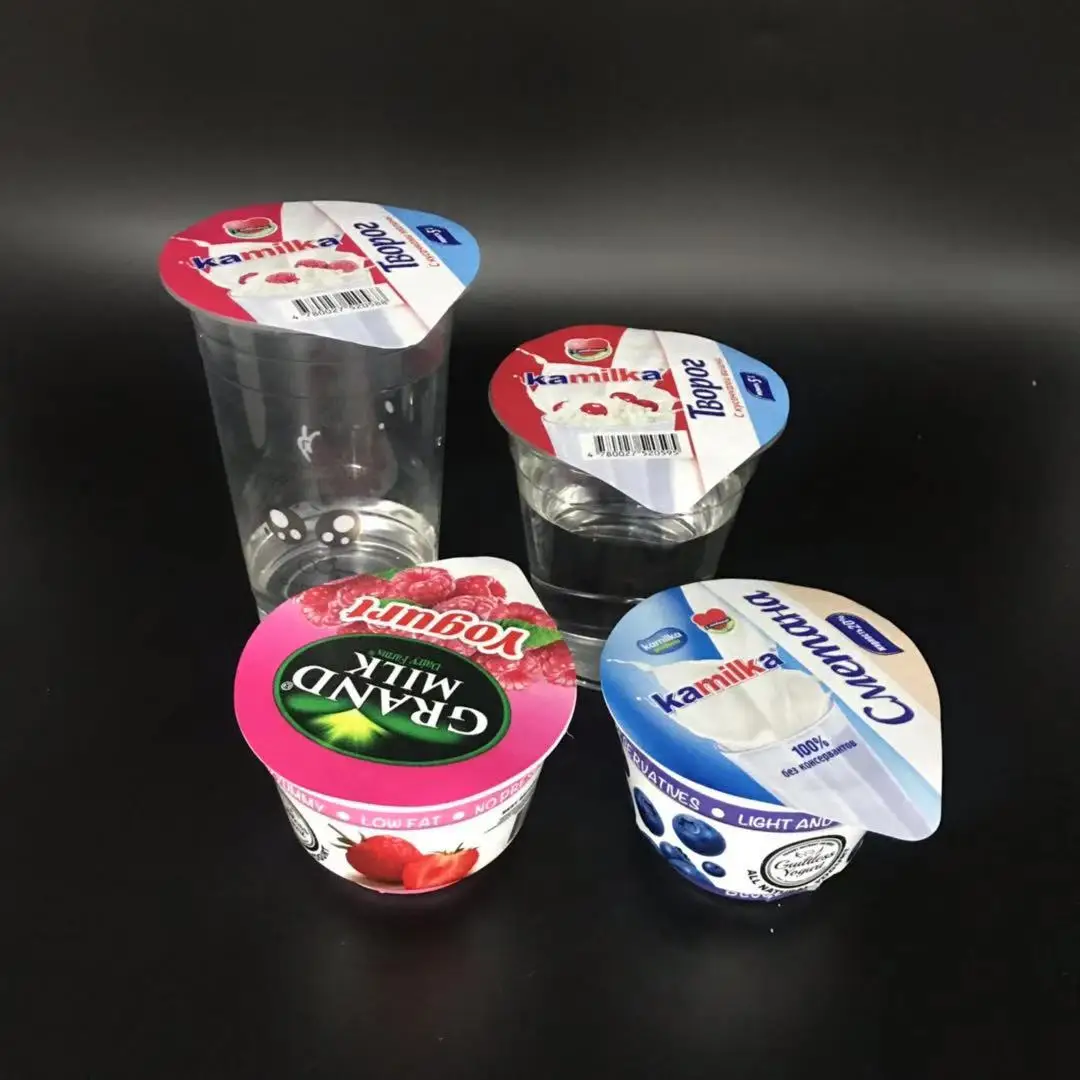 Yogurt Cup With Aluminum Foil Heat Seal Lid Buy Aluminum Foil Lid