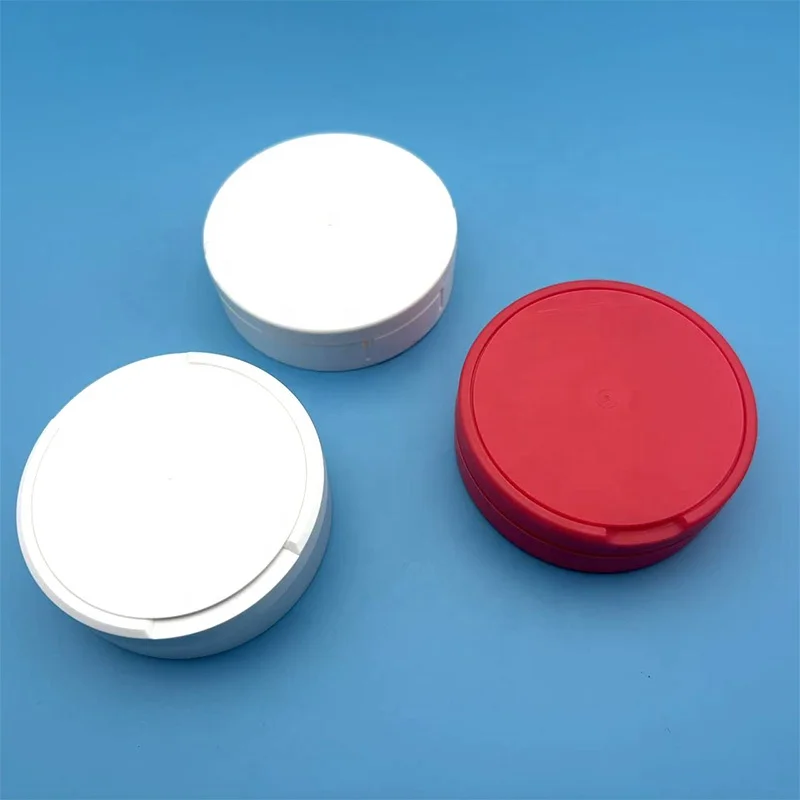 plastic chewing tobacco containers Wholesale 1 Layer Child Resistant Snus Pouches Packaging Can Gum Box Container BullCharged Plastic Container Storage Case