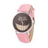Factory direct price We're All Mad Here Alice in Wonderland Glamour casual watch Creative Evil smiley face Lowest