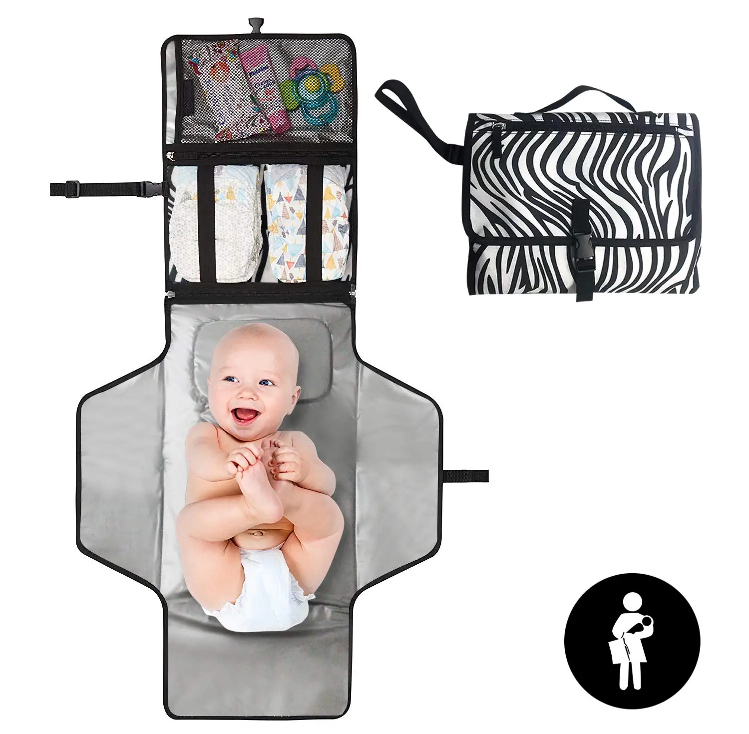 Baby Nursery Organizer And Diaper Caddy Organizer,Hanging Changing