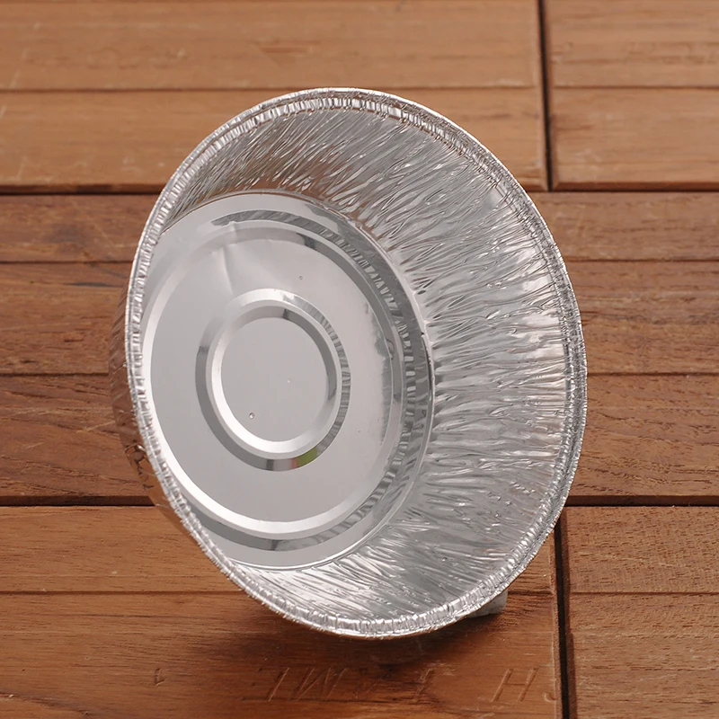 200ml Disposable Round Aluminum Foil Baking Cup Pudding Cup Soup Bowl