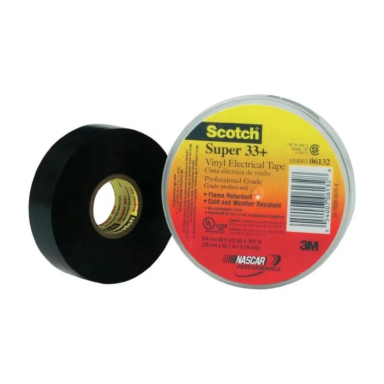 Vinyl Electrical Insulation Tape Rubber Super 33+ Pvc 3m 0.18mm Black Waterproof Rubber Liquid