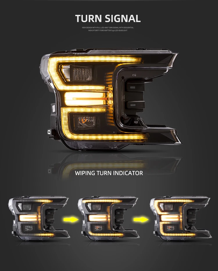 Vland Wholesales Rockauto Led Headlight For Ford F150 2017up Led Head