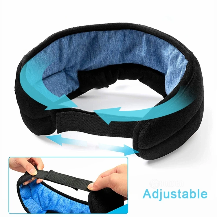 2019 Newest Wireless Smart Music Phone Breathable Custom Bluetooth Cotton 3D Sleeping Eye Mask Headphone