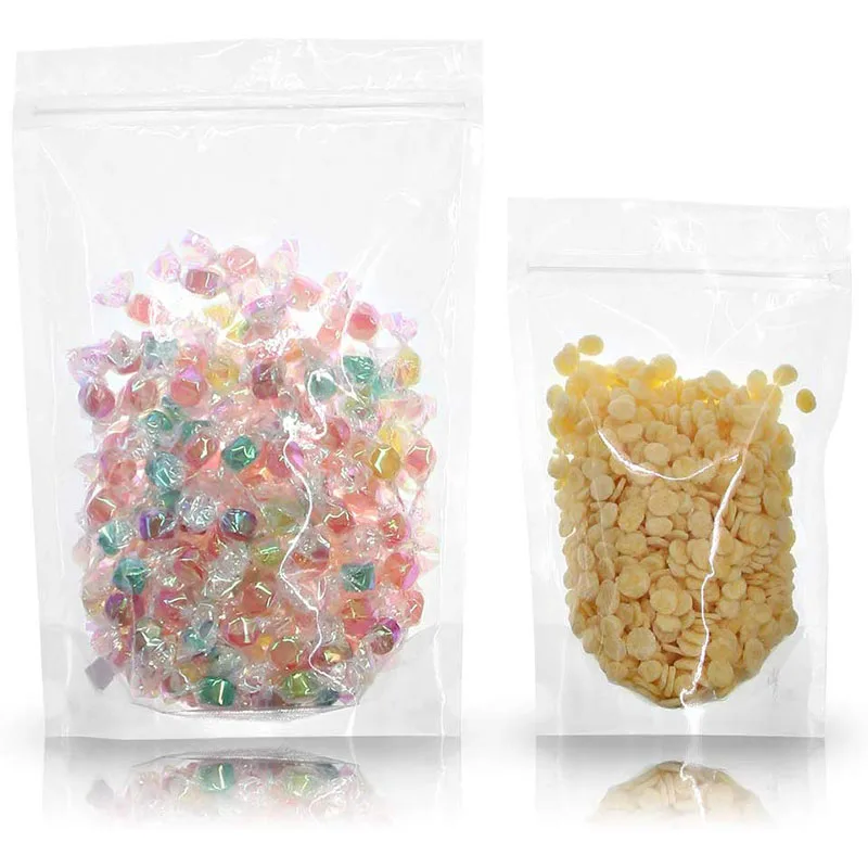 Matte Frosted Cookie Candy Bag Packaging Zipper Resealable Stand Up ...