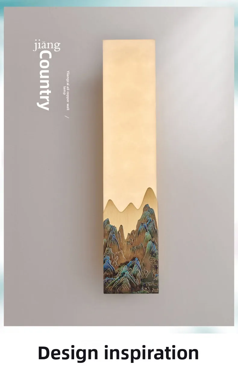 product chinese style all copper enamel finish zen style wall lamp with marble lighting for living room bedroom bedside 5 year warranty712-2