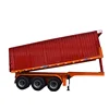 factory supply 20ft 40ft 48ft flatbed truck rear dump container semi trailer chassis price