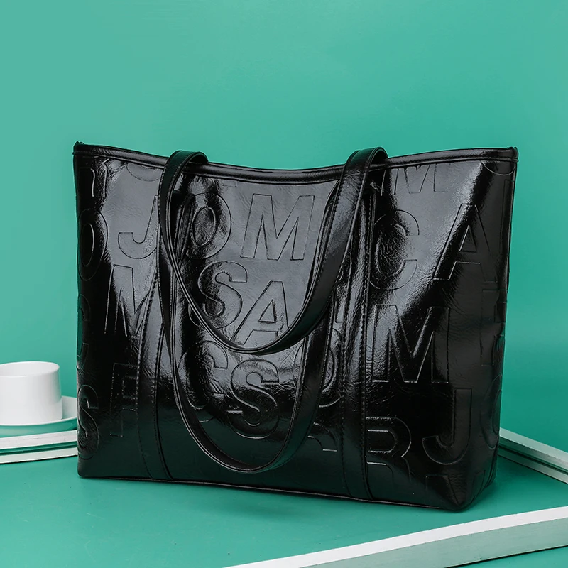 
Hot Sale Elegant Women Shoulder Bag Customized Fashion Large Capacity Lady Handbag For All Season PU Leather Tote Bag 