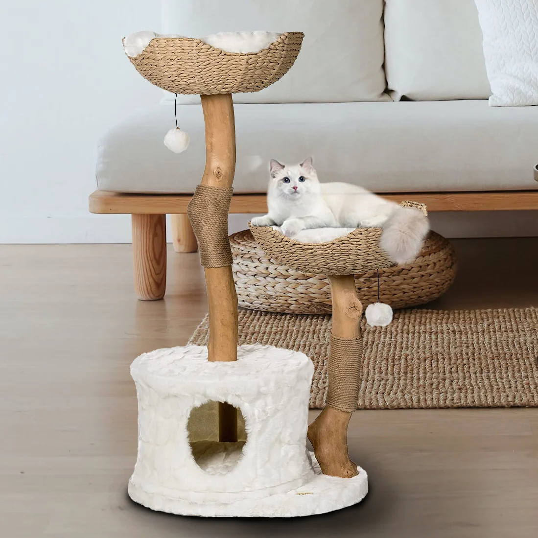 High Quality Modern Cat Tree Tower Large Cats Condo Tree Furniture