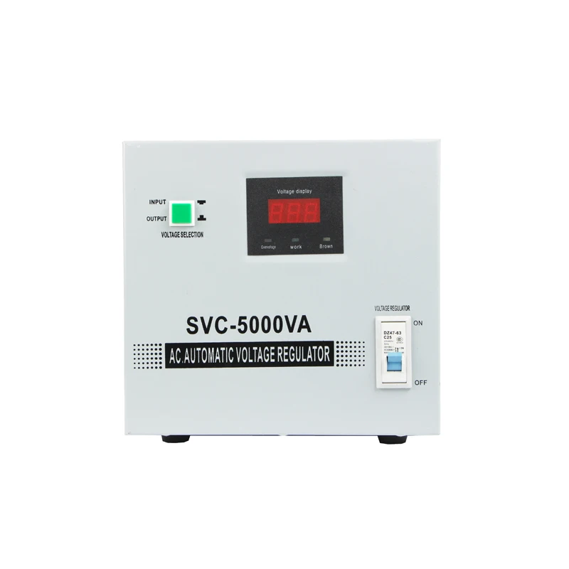 5kva 5000va Solid State Voltage Stabilizer/regulator For Home Washing