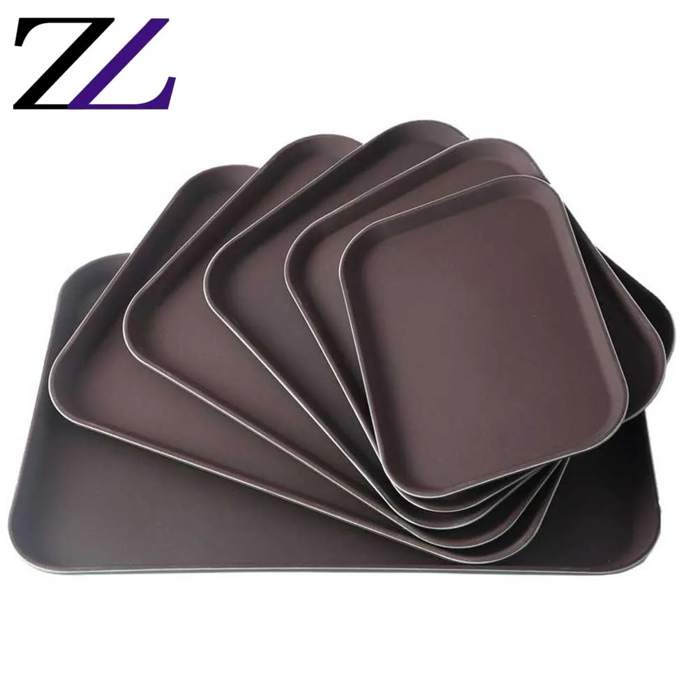 Fast Food Rectangular Restaurant Catering Drink Cup Server Plates Charolas  Para Buffet Pp Plastic Serving Tray For Cookies Food - Buy Plastic Serving  Tray,Pp Tray,Plastic Tray For Cookies Product on 