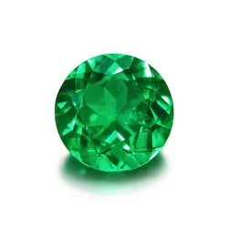Wholesale certified loose emerald gemstones lab grown hydrothermal emerald