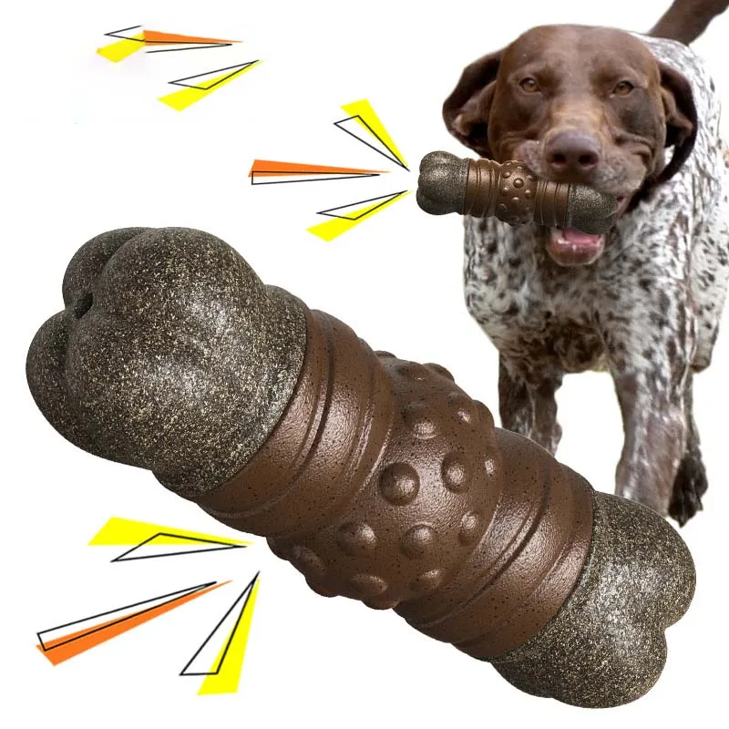 Pet Supplies Factory New Explosion Dog Toothbrush Squeaky Teeth