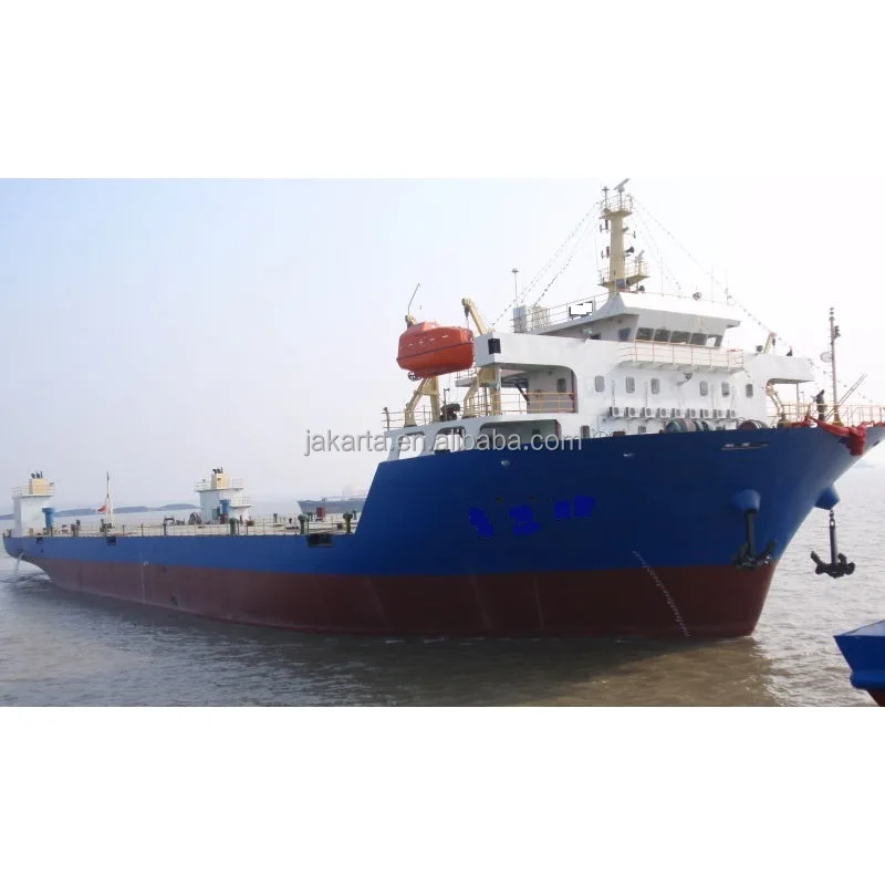 7864dwt Selfpropelled Deck Barge With Ramp Door For Sale,Lct Deck