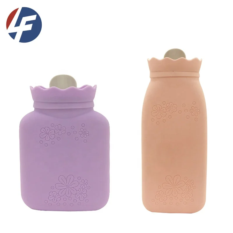 Hot Water Bottle (2 Liter), 2 Pack Hot Water Bag for Pain Relief, Menstrual  Cramps, Neck and Shoulders, Hot Cold Pack for Hot and Cold Therapy and Feet  Warmer,Silicone Hot Water Bottle