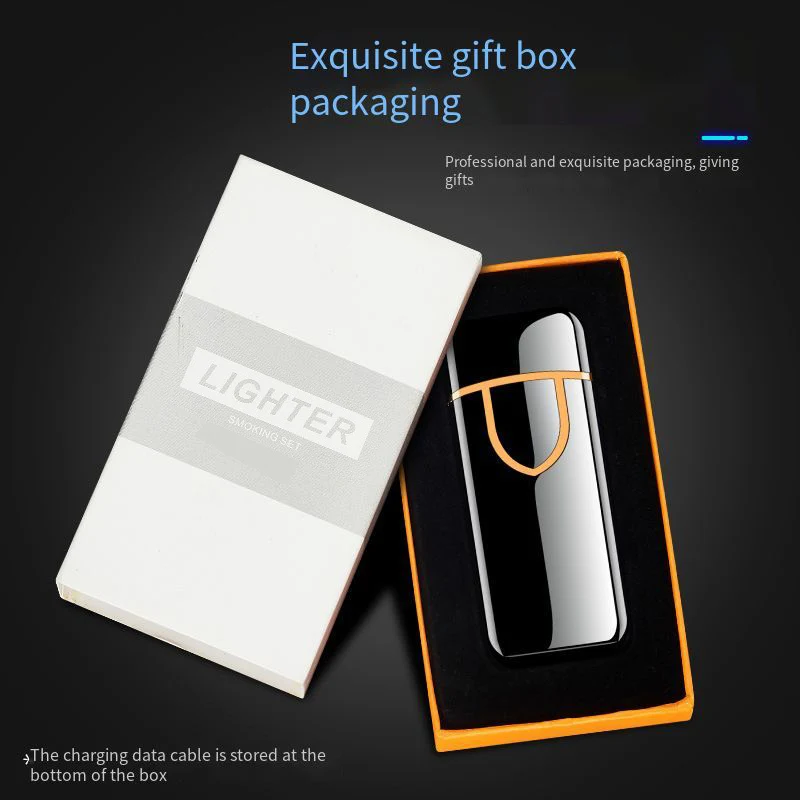 touch sensor cigarette lighter for smoking with windproof