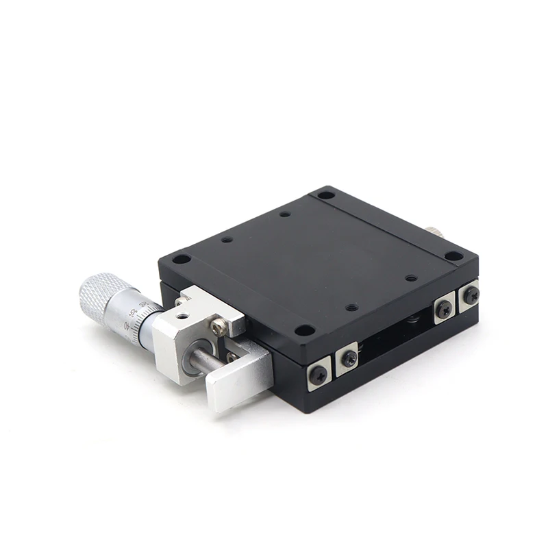 60 aluminum linear ball bearing translation stage manual fine tuning displacement-13