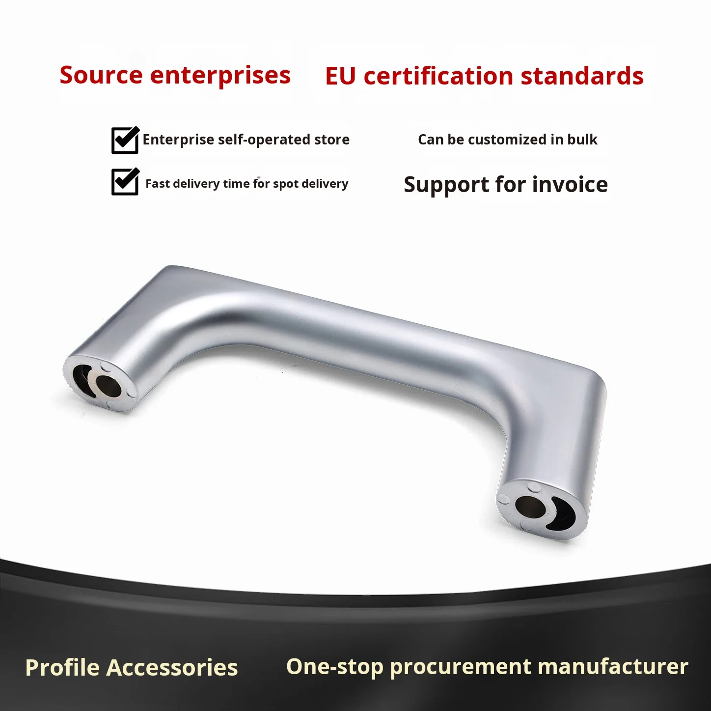 150  zinc alloy square handle with cover for door  window beveled handle-15