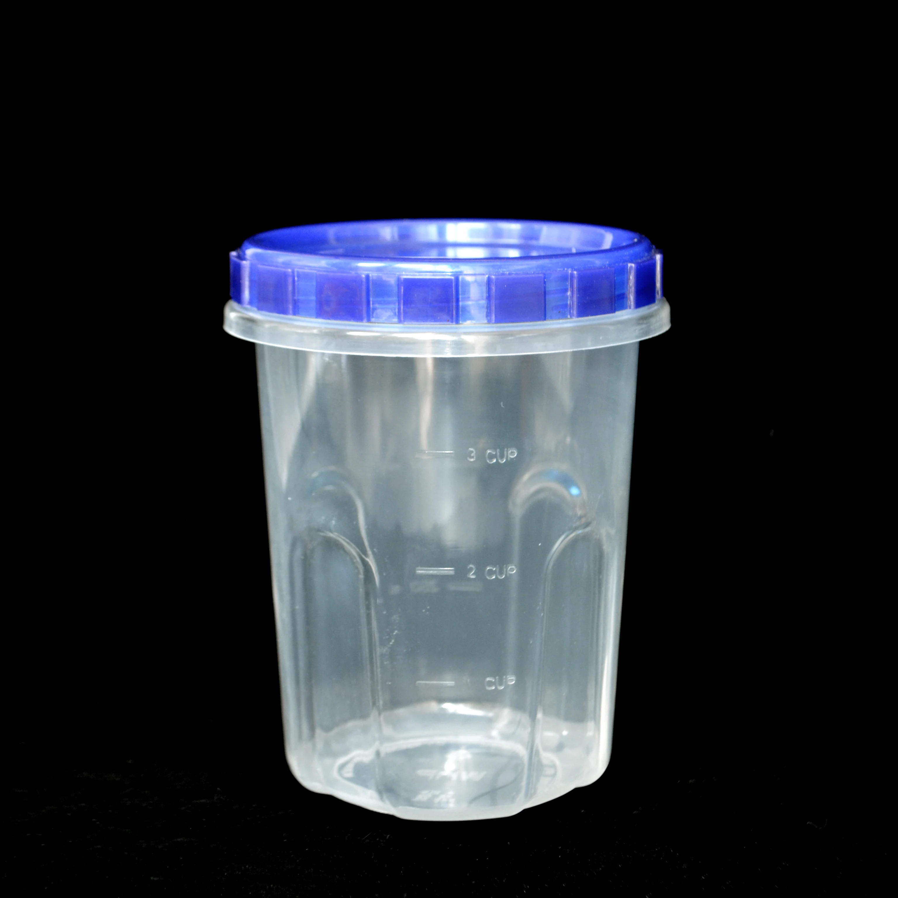 Kitchen Reusable Plastic Storage Tubs With Twist And Lids To Go