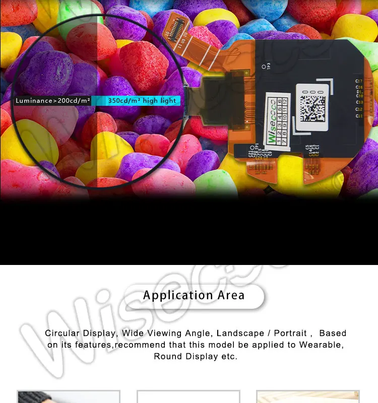 1.39 Inch Micro Round Amoled Screen Ips 454 X 454 Smart Wearable Smart