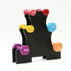 Wellshow Sport 3 Tiers Vertical Kettlebell Weight Plate Barbell Dumbbell Rack Dumbbell Stand Storage Holder Dumbbell Tree